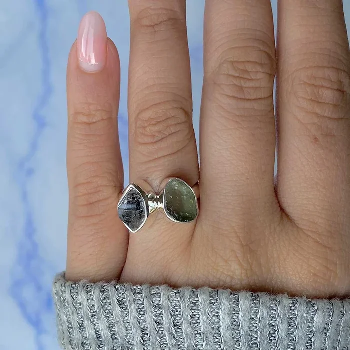 Moldavite Ring-(MLD-R-38.)