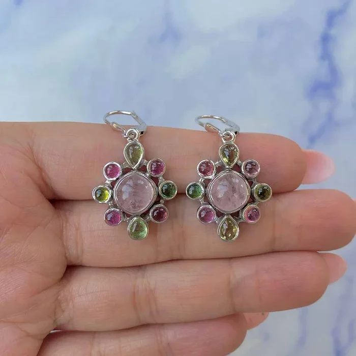 Morganite Earring-(MGN-CCE-48.)