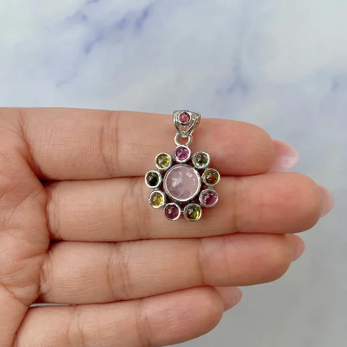 Morganite Pendant-(MGN-CCP-57.)