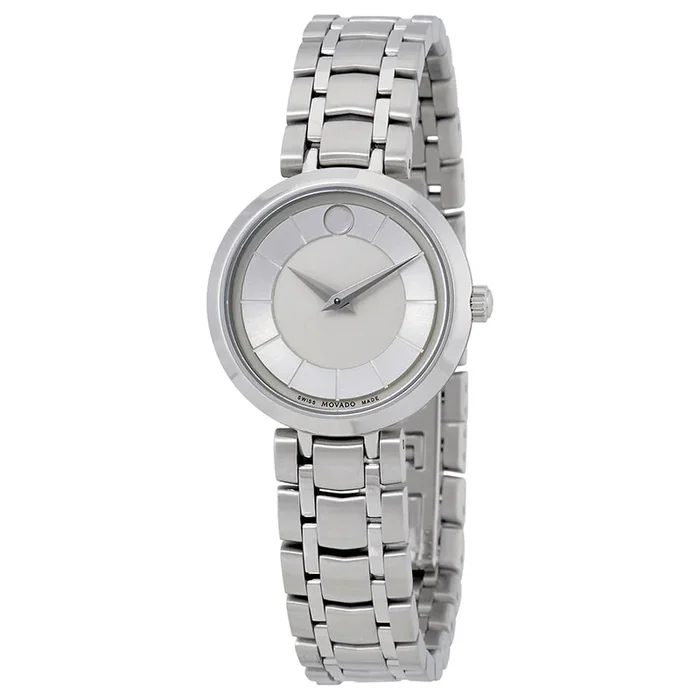 Movado 1881 Silver Dial Stainless Steel Ladies Watch 0607098Watch