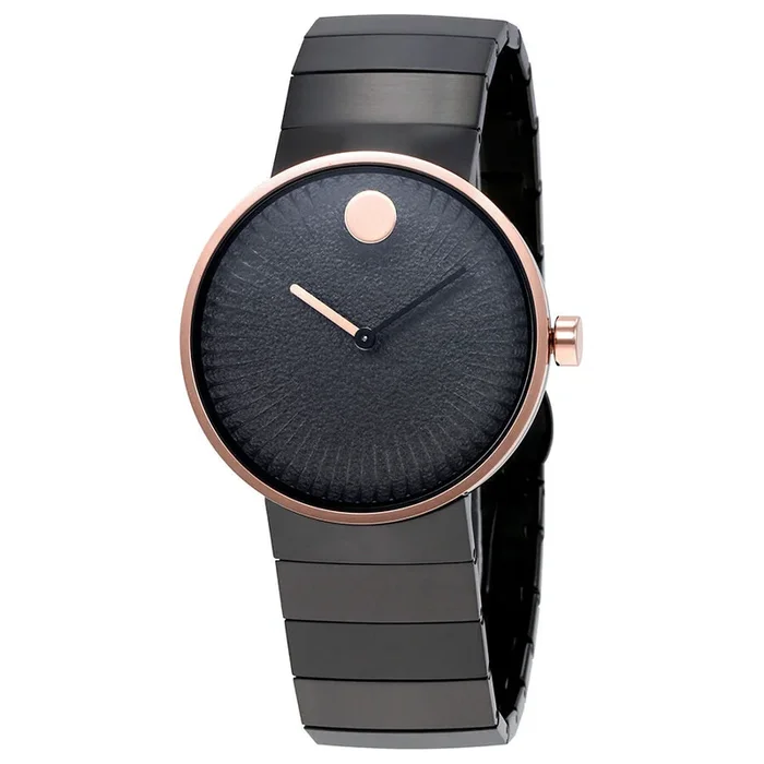 Movado Edge Black IP Stainless Steel Ladies Watch 3680026Watch