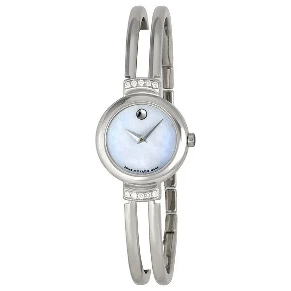 Movado Ladies Harmony Watch with White Mother of Pearl Dial 0606353Watch