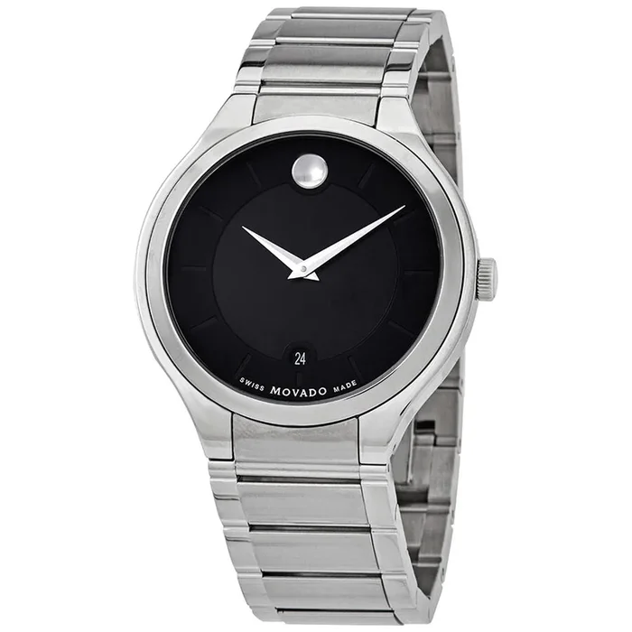 Movado Quadro Black Dial Men’s Watch 0607393Watch