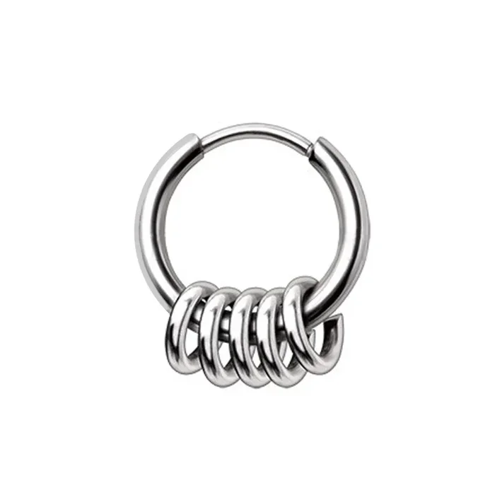 Multi Rings Circular Hinged Segment Clicker Ring – 316L Stainless Steel