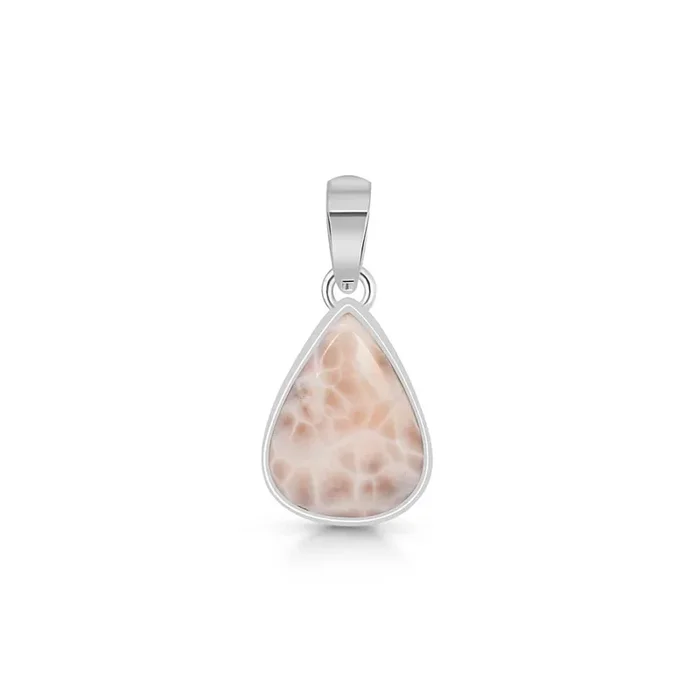 Natural Pink Natrolite / Thomsonite Pendant-(THS-P-22.)