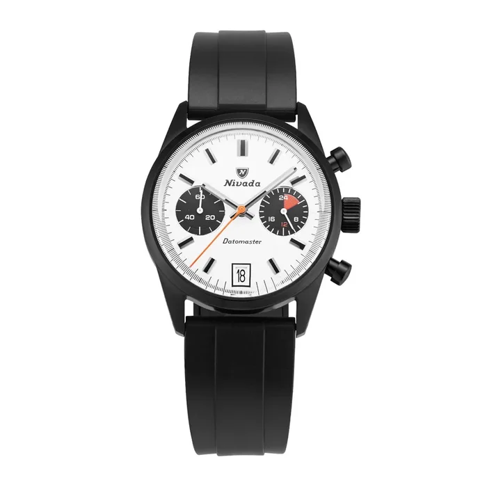 Nivada Grenchen Datomaster 36mm Limited Edition Mens Watch White MPN: 88008Q33
