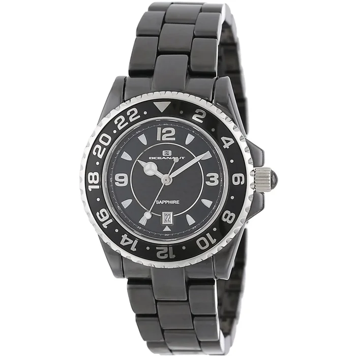Oceanaut Women’s Watch – Ceramic Quartz Black Dial Ceramic Bracelet | CN1C2601