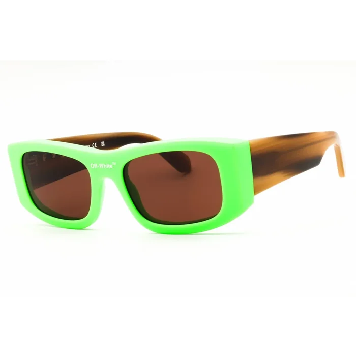 Off-White Unisex Sunglasses – Green Plastic Full Rim Square Shape Frame | LUCIO 5964