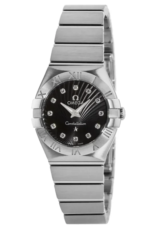 OMEGA Constellation Brushed Quartz 28mm Women’s Watch 123.10.27.60.51.001