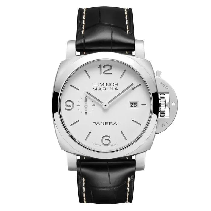 Panerai Luminor Marina 44mm Mens Watch White MPN: PAM03314