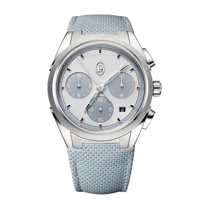 Parmigiani Fleurier TONDA PF Sport Chronograph Steel Silver Arctic Grey COSC 42mm Mens Watch MPN: pfc931-1020003-400182
