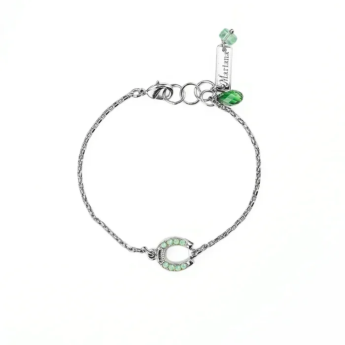 Petite Horseshoe Bracelet in “Pacific Opal” *Custom*