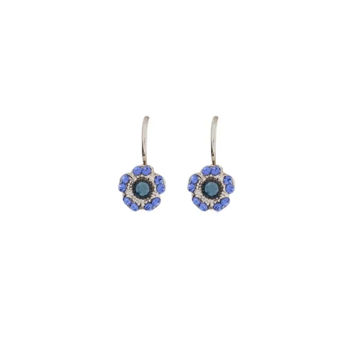 Petite Petunia Leverback Earrings in “Countdown Gown” *Custom*