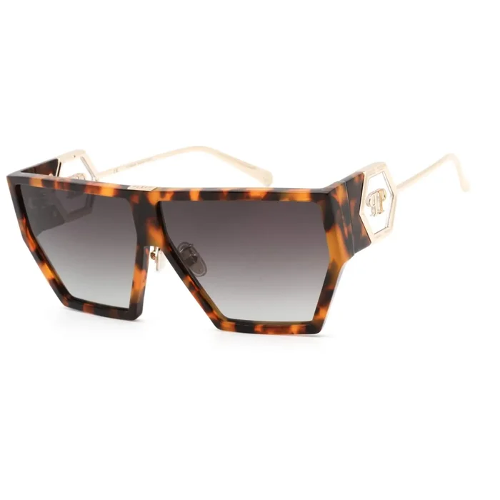 Philipp Plein Women’s Sunglasses – Honey/Black/Olive Havana/Rose Gold | SPP040M 0728