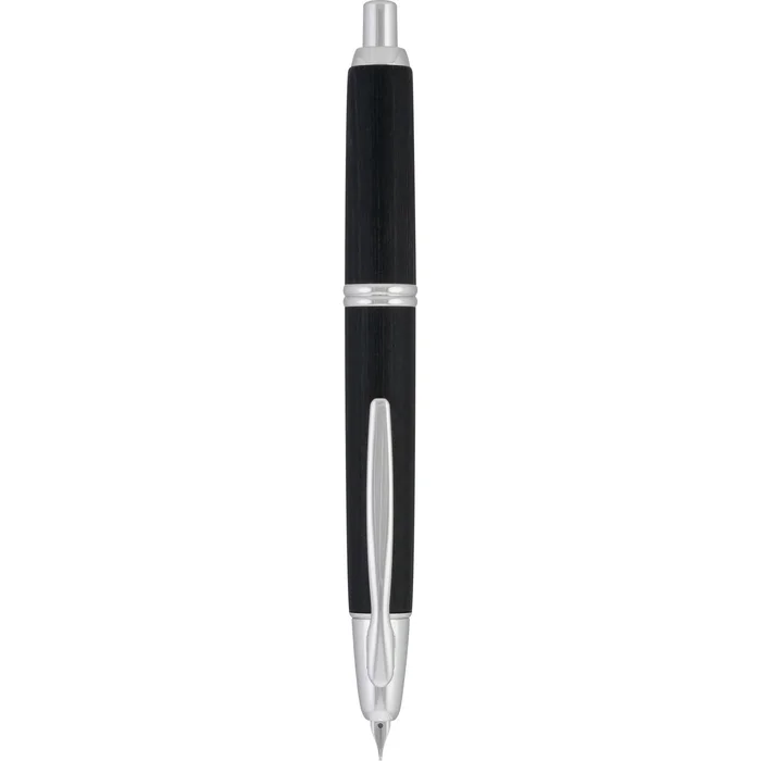 Pilot Fountain Pen – Vanishing Point Birchwood Black Barrel Retractable