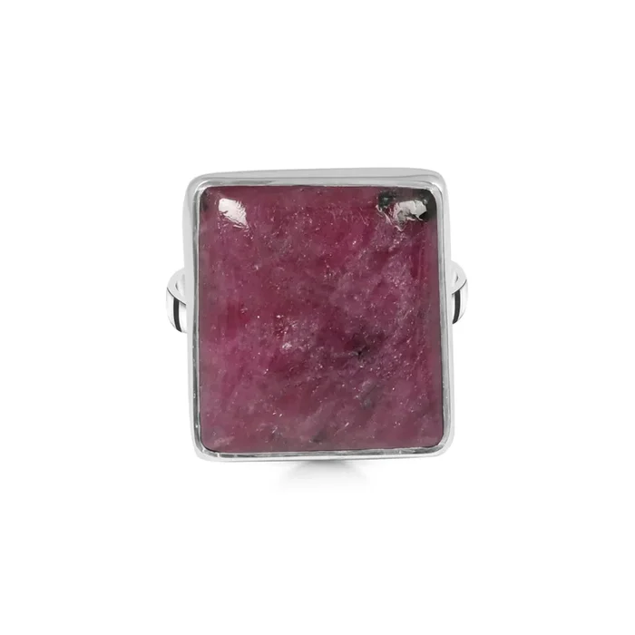 Pink Ruby Zoisite Adjustable Ring-(RZS-R-33.)