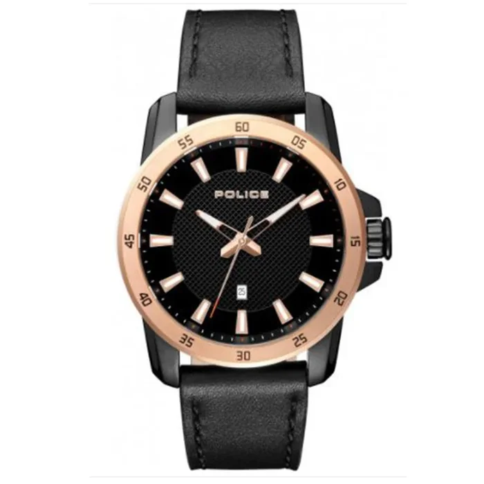 Police Men Tromso Round Black Watches