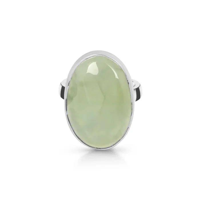 Prehnite Adjustable Ring-(PRN-R-27.)