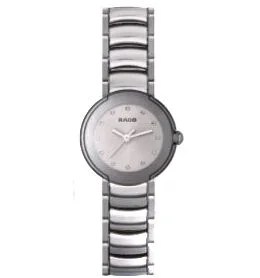 Rado Coupole Steel Platinum Ceramic Ladies Watch R22594102Watch