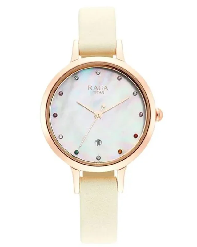 Raga Women RAGA VIVA 5 Round Silver Watches