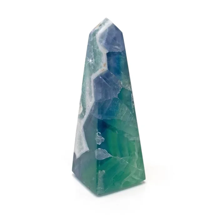 Rainbow Fluorite Obelisk