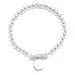 Ralph Lauren Lauren Ralph Lauren Sterling Silver Bead Padlock Bracelet