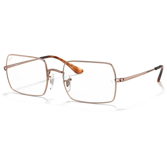 Ray-Ban Unisex Eyeglasses – Shiny Copper Square Full-Rim Frame | RAY BAN 0RX1969V 2943