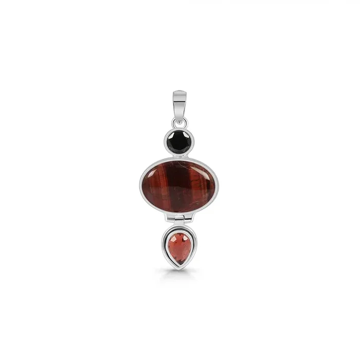 Red Tiger Eye Pendant-(RTE-P-48.)
