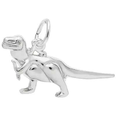 Rembrandt T Rex Charm in Sterling Silver