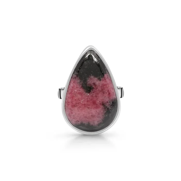 Rhodonite Adjustable Ring-(RDN-R-1)