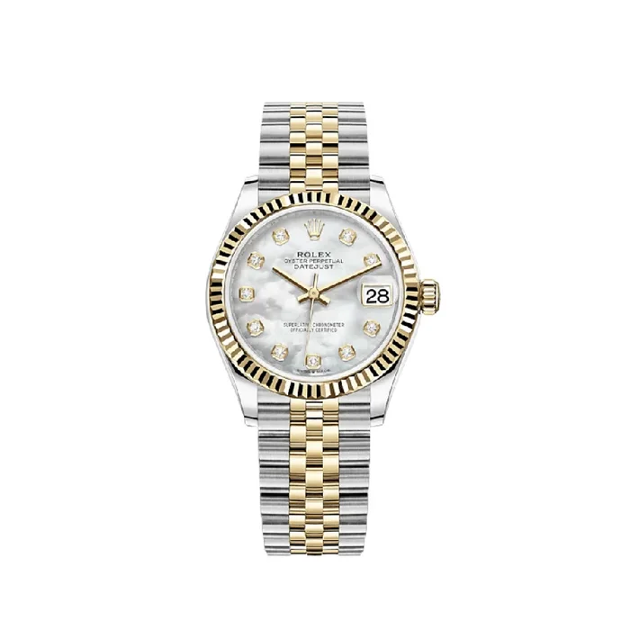 Rolex Datejust 31 278273 ‘Ladies’ Yellow Gold Stainless Steel Mother of Pearl Diamond Dial (2024)Luxury Watch