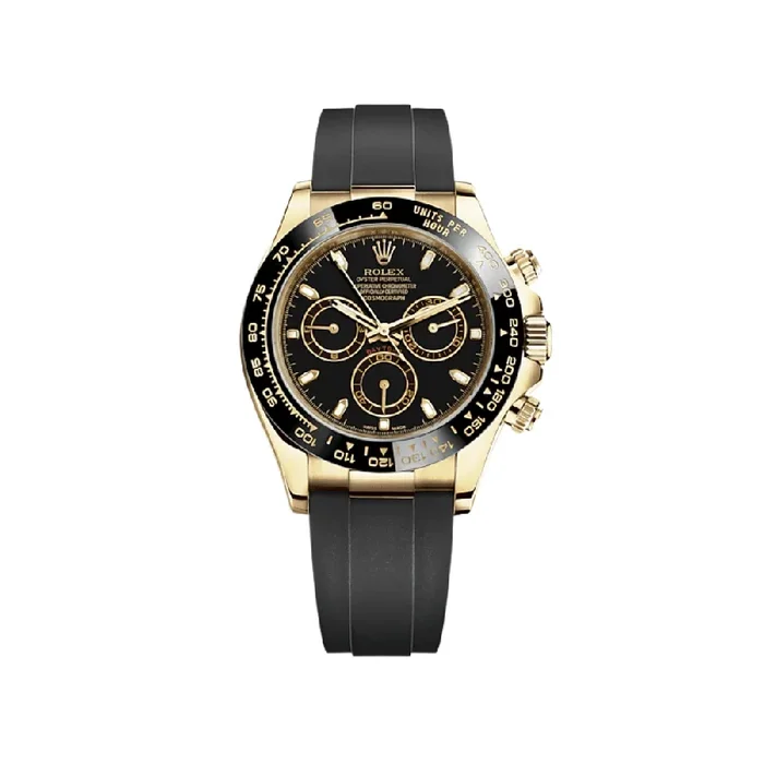 Rolex Daytona 116518LN Yellow Gold Black DialLuxury Watch