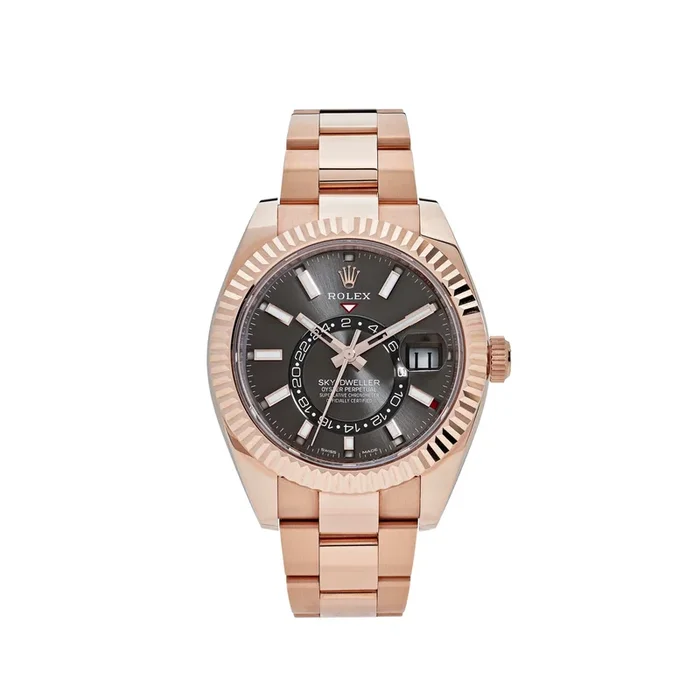 Rolex Sky-Dweller 326935 Rose Gold Rhodium Slate Grey Dial (2022)Luxury Watch