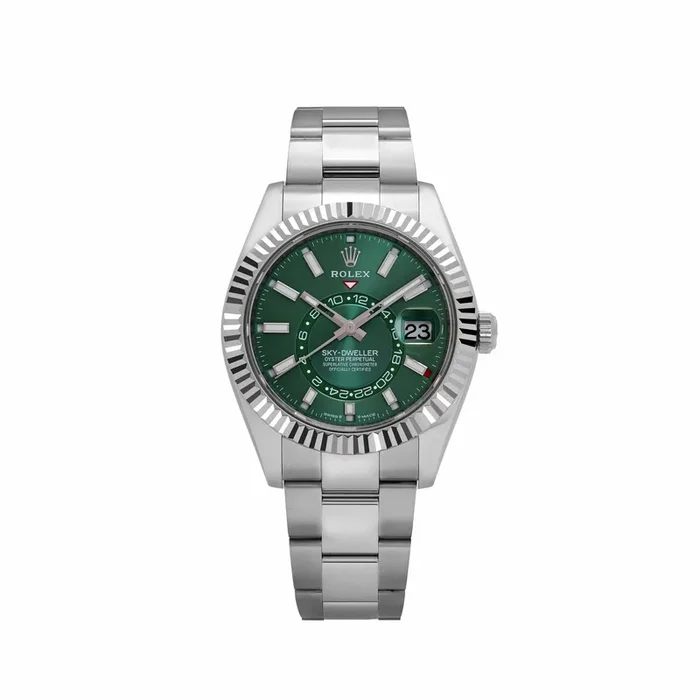 Rolex Sky-Dweller 336934 Stainless Steel Green Dial Oyster (2023)Luxury Watch