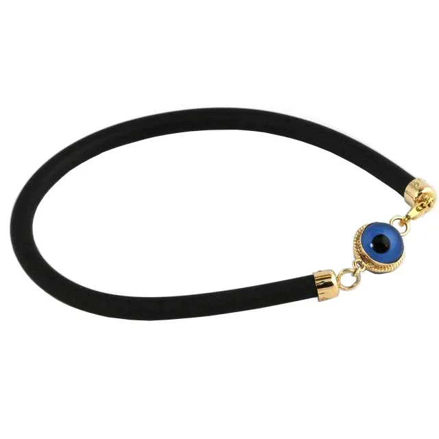 Rubber & Gold Mati Bracelet