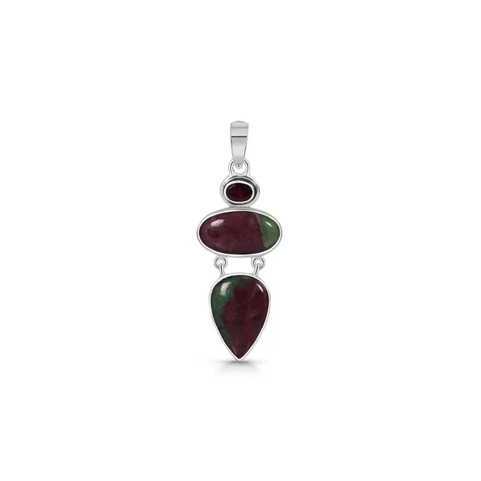 Ruby Zoisite Pendant-(RZS-P-72.)