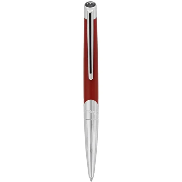 S.T. Dupont Ballpoint Pen – Defi Millenium Matte Red Lacquer and Chrome | DP405739