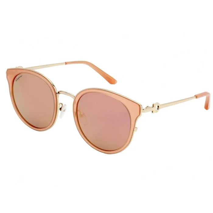 Salvatore Ferragamo Women’s Sunglasses – Pink Nude and Gold Frame | SF899SK 670