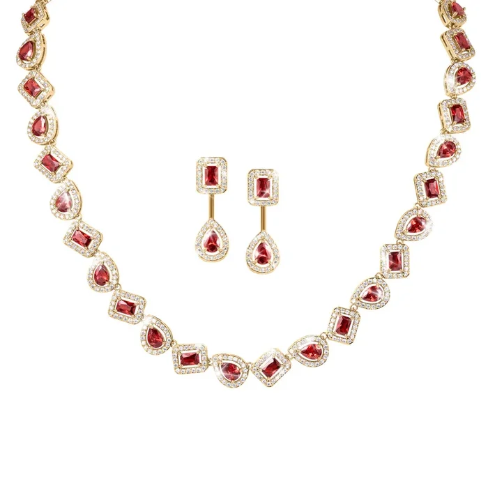 Scarlet Opulence CollectionWatch & Jewelry Set