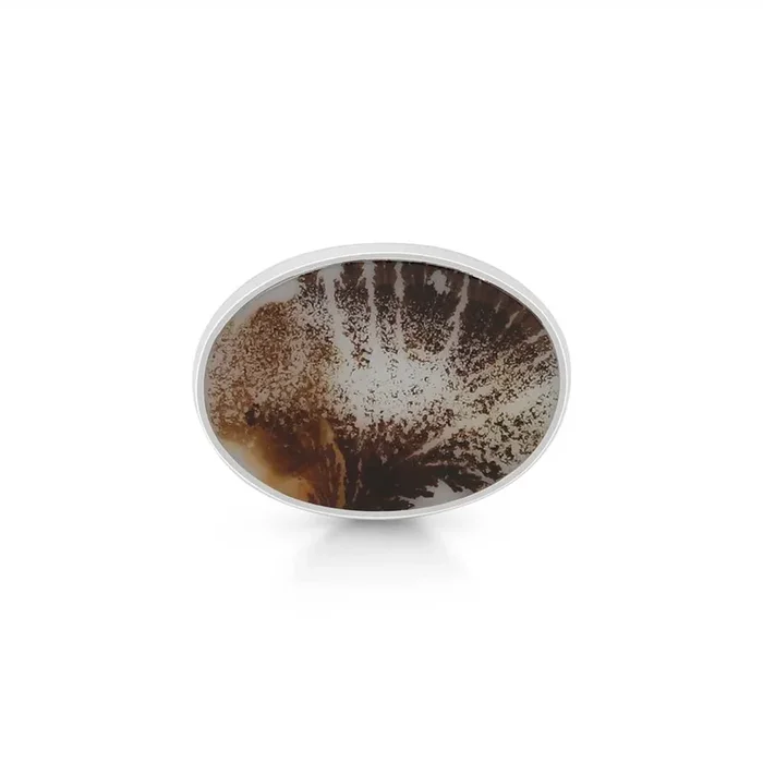 Scenic Agate Adjustable Ring-(SCA-R-26.)