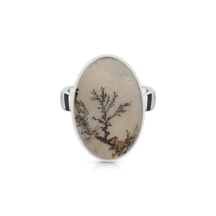 Scenic Agate Adjustable Ring-(SCA-R-29.)