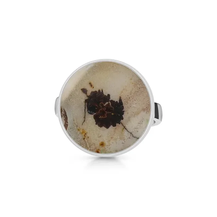 Scenic Agate Adjustable Ring-(SCA-R-8.)