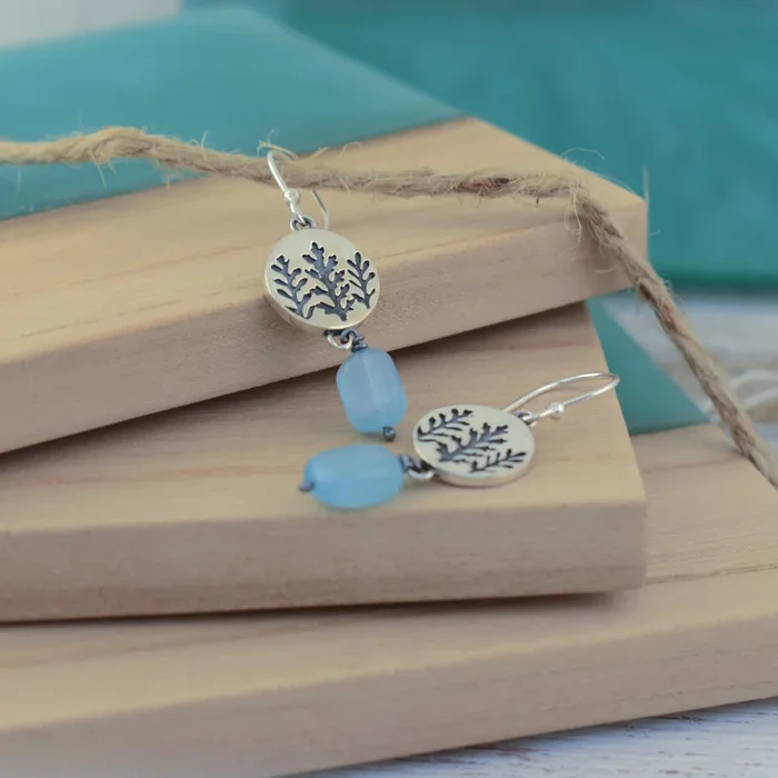 Sea Fern Earrings