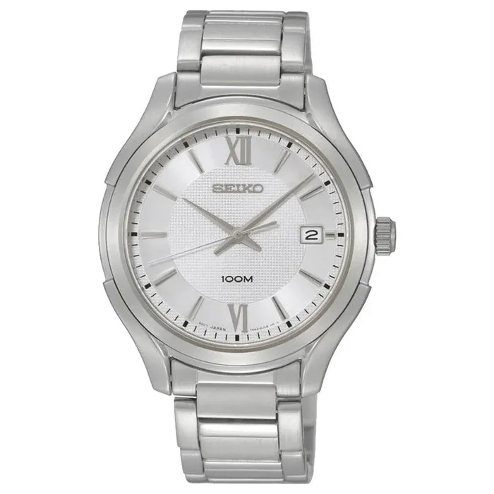Seiko SGEF67P1 Men’s Silver Dial Stainless Steel Bracelet Quartz Watch