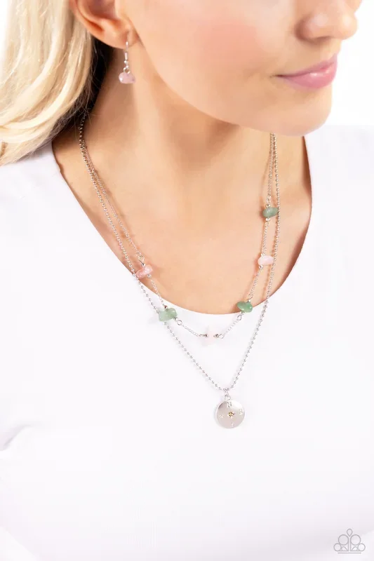 Sense of Direction Pink Necklace – Jewelry by Bretta