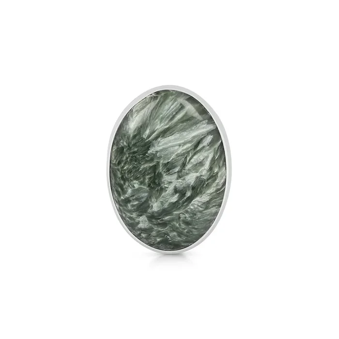 Seraphinite Adjustable Ring-(SER-R-31.)