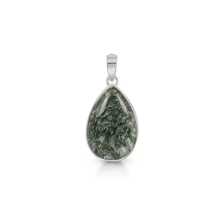 Seraphinite Pendant-(SER-P-21.)