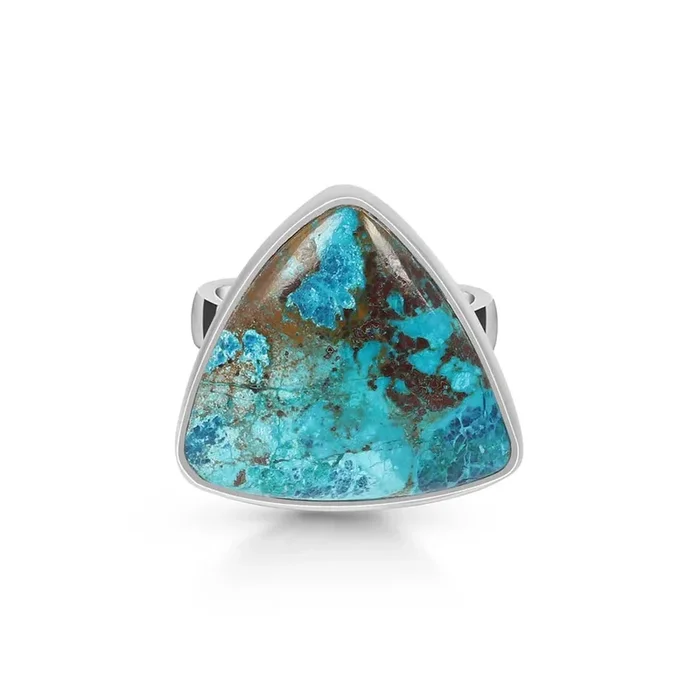 Shattuckite Adjustable Ring-(STK-R-4.)