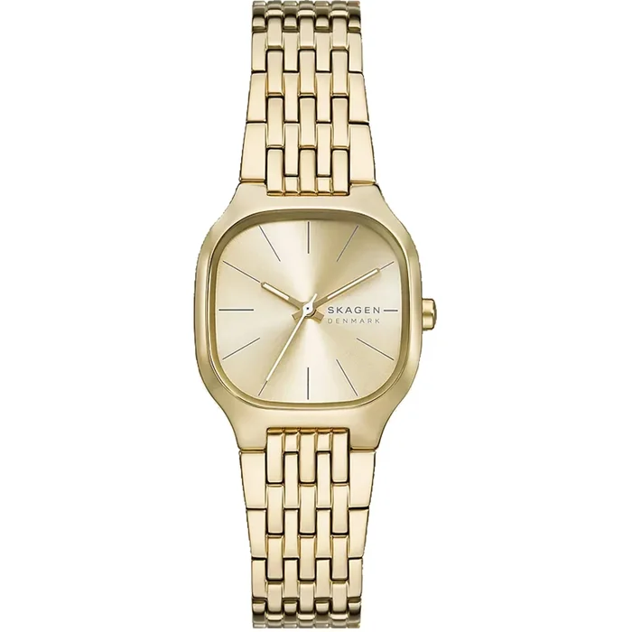 Skagen Women’s Watch – Mellem Lille Gold Dial Plated Steel Bracelet | SKW3162