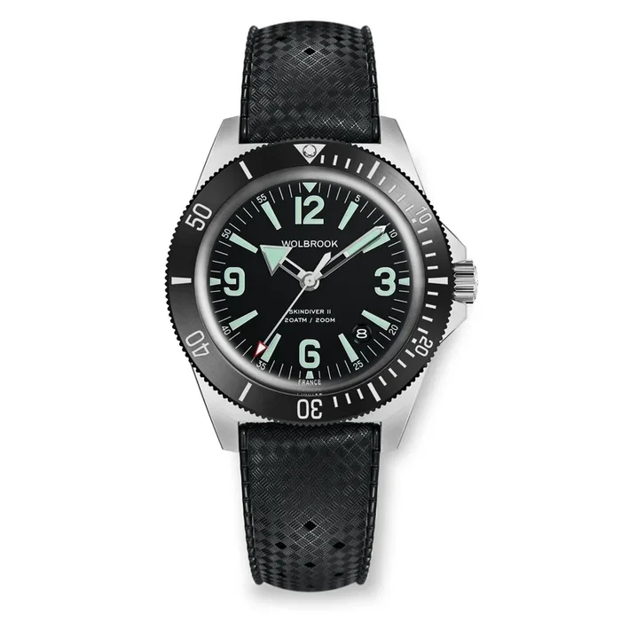Skindiver II Automatic Dive Watch – Green Lum & Black DialS2A – Skindiver II Automatic – Watch